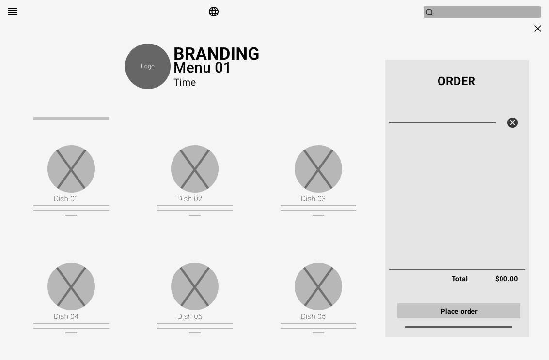Wireframe — Virtual Check