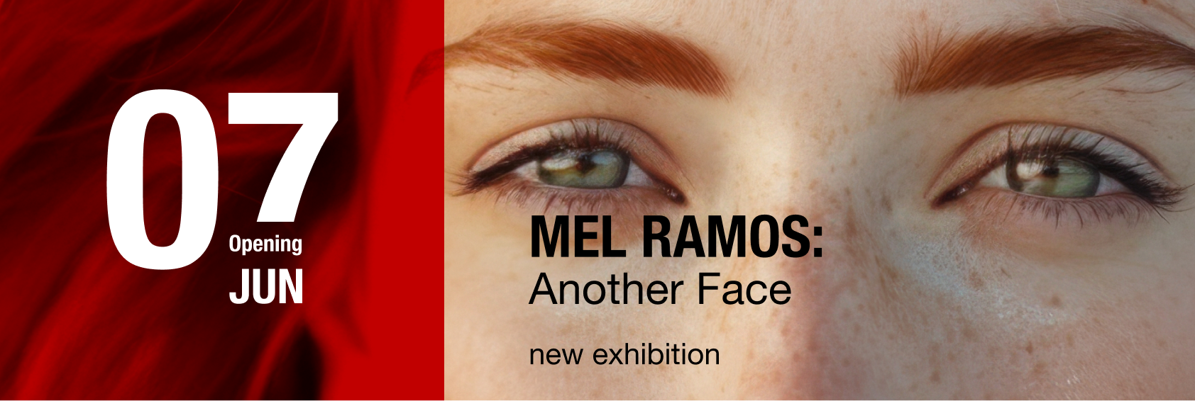 Exhibition opening web banner — Mel Ramos: Another Face
