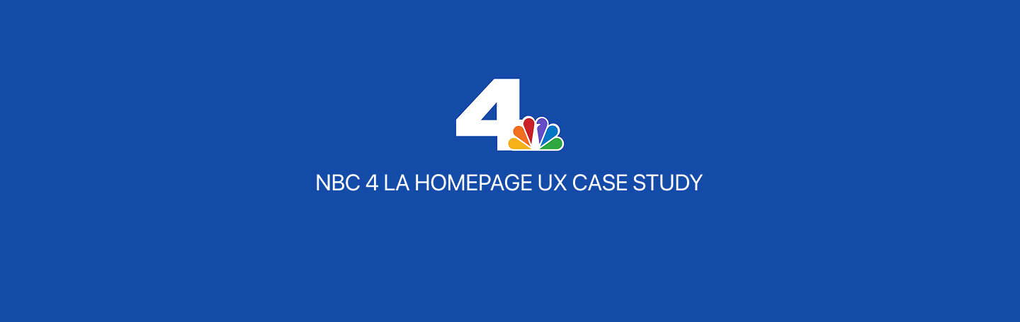NBC4 Landing Page Redesign
