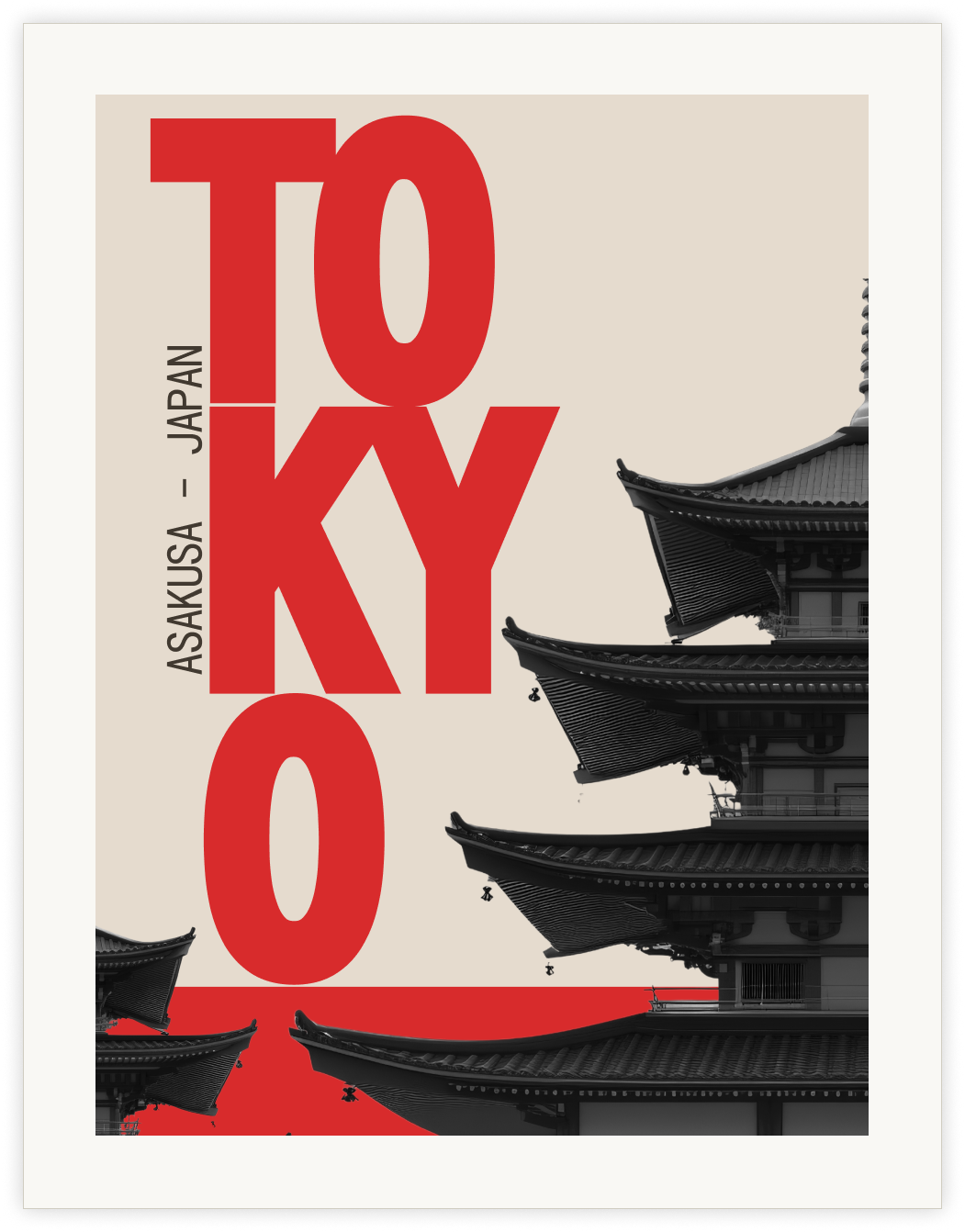 TOKYO magazine cover, Asakusa Japan